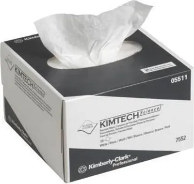 Productafbeelding van Kimtech Science reinigingsdoekjes, wit, 1 laag, 11x21 cm, 30 stuks per verpakking, 280 stuks totaal
