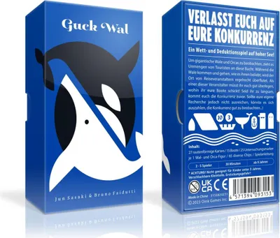 Produktbild von Strategiespiel GUCK WAL von Oink Games, 2-5 Spieler, ab 9 Jahren, Brettspiel
