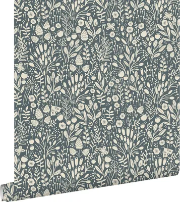 Immagine prodotto di ESTAhome carta da parati fiori blu verde 50 x 900 cm