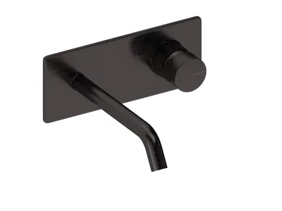 Produktbild von SANYCCES LOOP K ColdOpen Wand-Waschtischarmatur Unterputz mit 18 cm Ausladung, schwarz metallisch