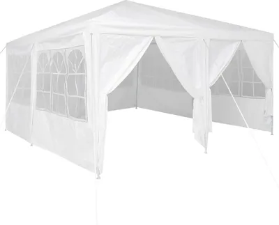 Immagine prodotto di vidaXL Tenda da festa bianca 400 x 400 x 266 cm in polietilene
