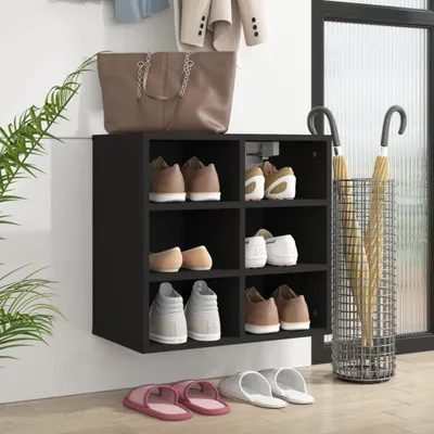 Produktbild von Schuhschrank in Schwarz, 52,5 x 30 x 50 cm