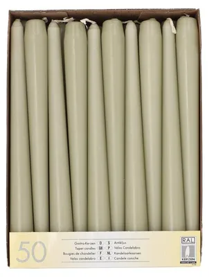 Produktbild von Leuchterkerzen Ø 2,2 cm · 25 cm farngrün