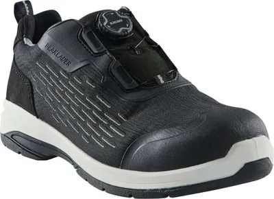 Produktbild von Blakläder® CRADLE Sicherheitsschuh Schwarz/Gelb 2442, Farbe:schwarz/mittelgrau, Größe:48