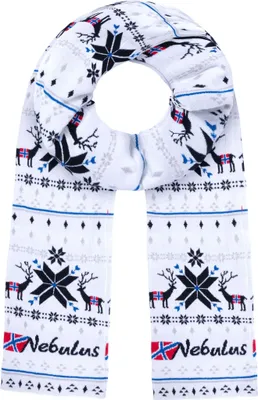 Imagen del producto de Bufanda Nebulus Norweger FREDDY, cálida, suave y acogedora, modelo P5984 - Unis, blanca, talla única