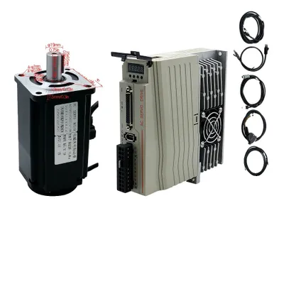 Obrázek produktu pro Servomotor s ovladačem, vysoký krouticí moment, více výkonů, univerzální možnosti ovládání, 1000W S brzdou, 220V