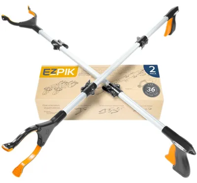 Obrázek produktu pro Teleskopické uchycovací zařízení, 90 cm, 2 kusy, s magnetem, vhodné pro seniory