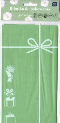 Obrázok produktu pre Balíkový papier 50 x 70 cm, 5 listov, zelený – INTERDRUK