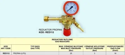 Produktbild von Propan (LPG) Red112 Reduzierstück