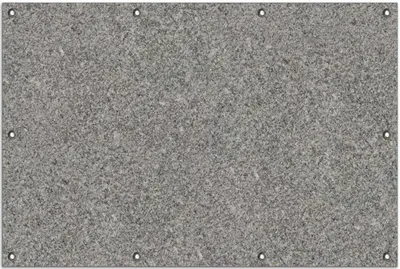 Produktbild von Wallario Outdoor-Poster für Garten oder Balkon, Motiv Muster grauer Marmor Optik -Granit - marmoriert, in ca. 80 x 120 cm
