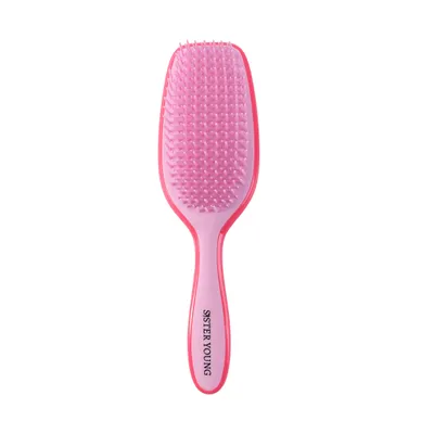 Produktbild von SISTER YOUNG Sister Young AYLA Haarbürste für nasses & trockenes Haar ? sanftes Entwirren, Damen & Kinder, Rosa