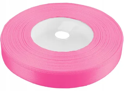 Produktbild von Netuno Satinband 12mm dunkelrosa 32m Rolle