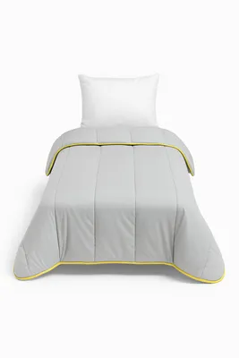 Image de Couette tempérée Gris clair - 1 personne 140 x 200 - 13130