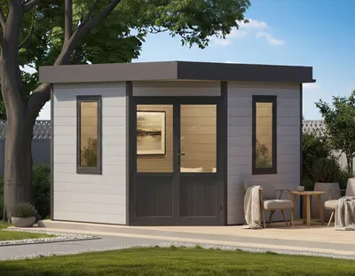 Produktbild von WPC 5-Eck Gartenhaus Modell Style Classic