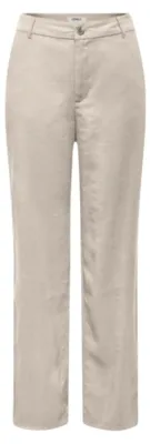 Zdjęcie produktu dla Only ONLARIS LIFE MW STRAIGHT PANTS WVN CC – spodnie damskie w kolorze beżowym: rozmiar – L/32 Rozmiar: L/32