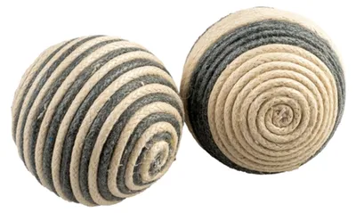Produktbild von Duvo+ Katzenspielzeug Rope Bälle grau