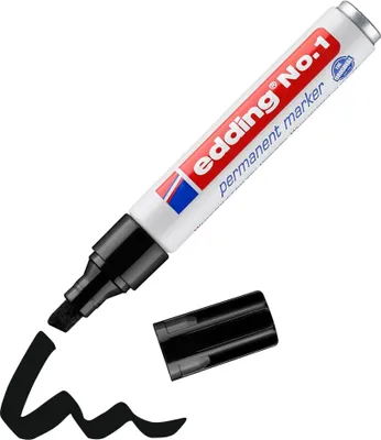 Produktbild von Edding 3000, Schwarz 4 Stück