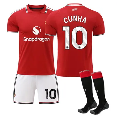 Produktbild von "#10 CUNHA 26-27 Manchester United at home football jersey for Kids and Adults SIZE: 28"