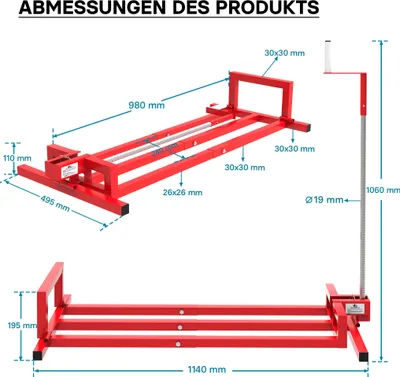 Wiltec Spazzole Ricambio Per Spazzatrice Prato - 4 Pezzi Da 55 Cm, Per Modello 105 Cm - Foto 3
