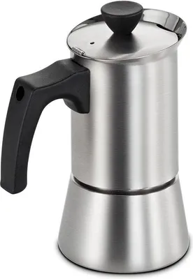 Image de Accessoires pour casseroles - Machine à expresso de haute qualité pour 4 tasses - Compatible avec les plaques à induction