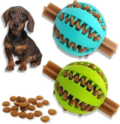 Zdjęcie produktu dla Interaktywna zabawka dla psów, mała, 6 cm, niebiesko-zielona, puzzle