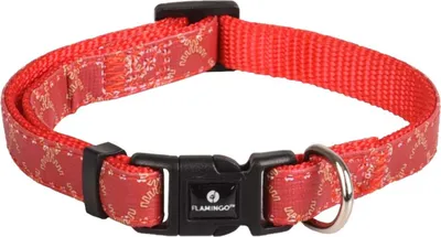 Zdjęcie produktu dla Obroża Flamingo Odin, kolor czerwony, wymiary: 20–35 cm / 10 mm