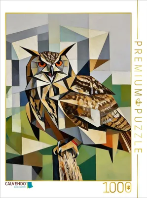 Produktbild von CALVENDO Puzzle Uhu | 1000 Teile Lege-Größe 64x48cm Foto-Puzzle für glückliche Stunden