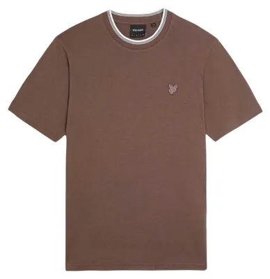 Produktbild von Lyle & Scott - "Superfine" T-Shirt für Herren, Baumwolle, Regulär GT15937 (L) (Violett)