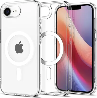 Zdjęcie produktu dla Spigen Crystal Hybrid Magsafe, Clear White - Iphone 16E