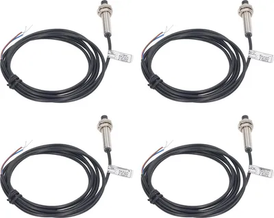 Obrázek produktu pro 4 sady 8mm senzor přiblížení Indukční spínač přiblížení NPN 2 vodiče NC kontakt 6?36VDC 2mm detekční vzdálenost