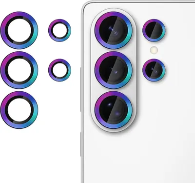 Immagine prodotto di Vetro protettivo per fotocamera, protezione per l'obiettivo del Samsung Galaxy S26 Ultra, vetro temperato 9H, colorato