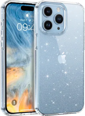 Image de Coque pour Apple iPhone 15 Pro Max, dos en silicone transparent, paillettes