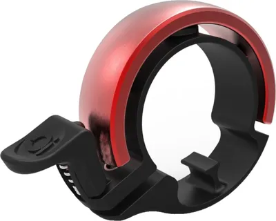 Image de Sonnette de vélo Knog Oi Classic Small, 22.2mm, black/red