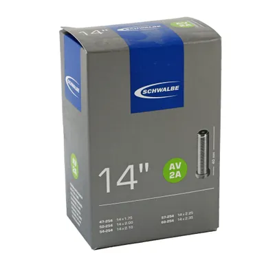 Produktbild von Fahrradschlauch Schwalbe 14 Zoll, Ventil:Autoventil AV2