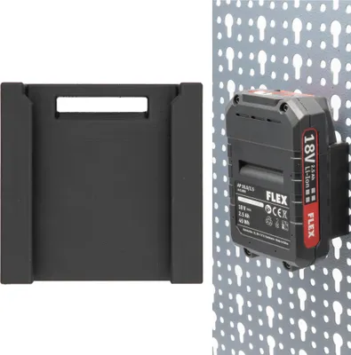Produktbild von Akkuhalter für FLEX Akku für Küpper Lochwand Akkuwandhalter Halterung Flex 18V