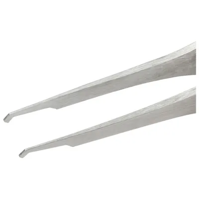 Produktbild von Erem SMD Pinzette 103ACA, abgewinkelete, etwas breitere Spitzen