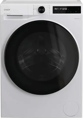 Image de Candy BWR 485SBL6-S, remplissage frontal, debout, blanc, gauche, noir, noir