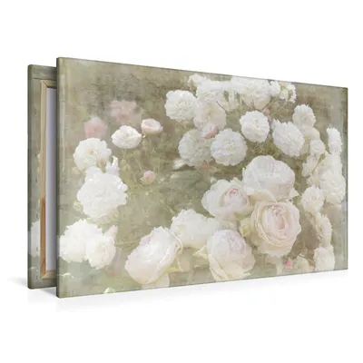 Produktbild von Calvendo Textil-Leinwand 120 cm x 80 cm quer Romantische Rosen - Shabby Chic Style, Cross Martina; 7295974