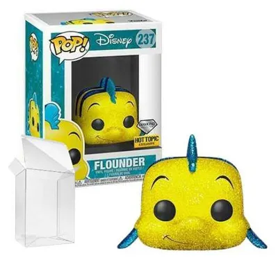 Image de Disney - Flounder Fabius 237 Diamond Special Edition - Funko Pop - Figurine en vinyle