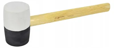 Productafbeelding van AW-Tools rubberen hamer, 259 mm, 230 gram, Schönhammer