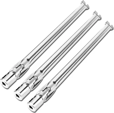 Image de Grille à gaz Weber Genesis Denmay 62752 en acier inoxydable 49,5 cm 3 pièces.