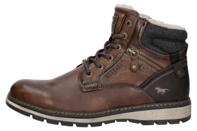 Productafbeelding van Mustang Veterschoenen Hoog  Veterschoenen Hoog - cognac - Maat 46