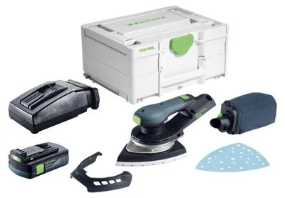 Produktbild von Festool DTSC 200-Basic Akku Deltaschleifer 18 V 145 x 195 mm Brushless + 1x Akku 3,0 Ah + Ladegerät + Systainer
