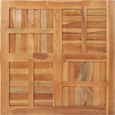 Produktbild von vidaXL Tischplatte Massivholz Teak Quadratisch 90×90×2,5 cm