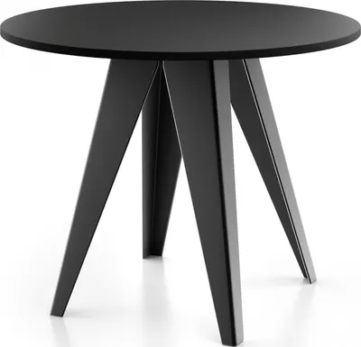 Obrázek produktu pro Jídelní stůl Glory v industriálním stylu - moderní, kulatý - rozkládací od 100 cm do 140 cm, kovové nohy potažené práškovou barvou - černý