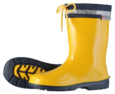Produktbild von Bockstiegel Kinder Gummistiefel Regenstiefel Kim Uni – Kinderstiefel Gummi Stiefel Mädchen Jungen in Gelb Größe 22