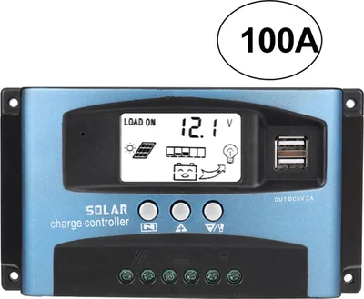 Immagine prodotto di MPPT 100A Solar Ladungscontroller Dual USB LCD Display 12V 24 V
