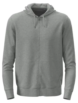 Image de Stedman - Sweat à capuche « Classic » avec fermeture éclair sur toute la longueur, pour homme/femme (unie) AB735 (S) (gris chiné)