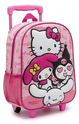Immagine prodotto di CERDÁ - Zaino-valigia Hello Kitty con ruote – Zaino-valigia per bambini, design 3D Hello Kitty