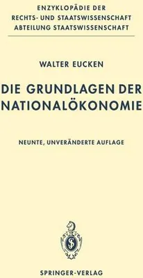 Obrázek produktu pro Die Grundlagen der Nationalökonomie